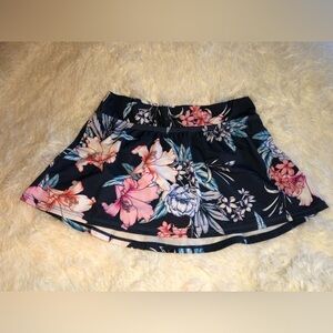 VENUS Pink Orange Mini Skater Swim Skirt size 6 NWOT